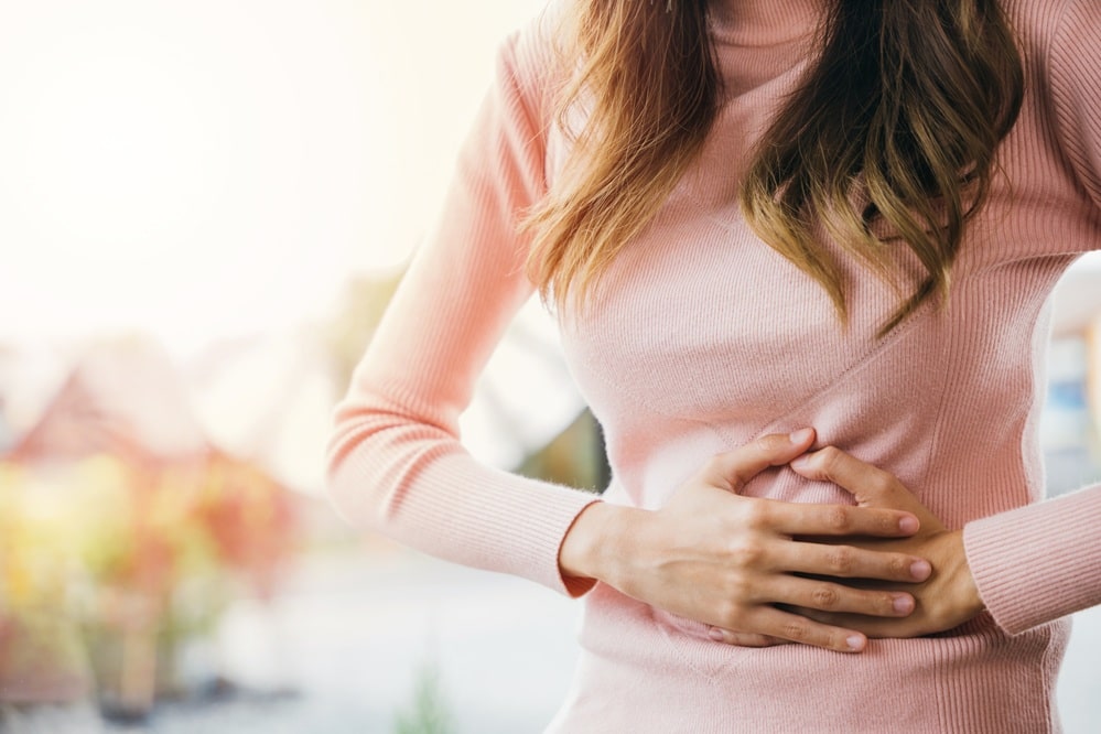 woman struggling with emetophobia