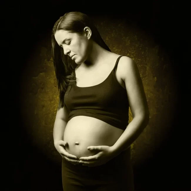 pregnant-woman Pregnant woman with anxiety