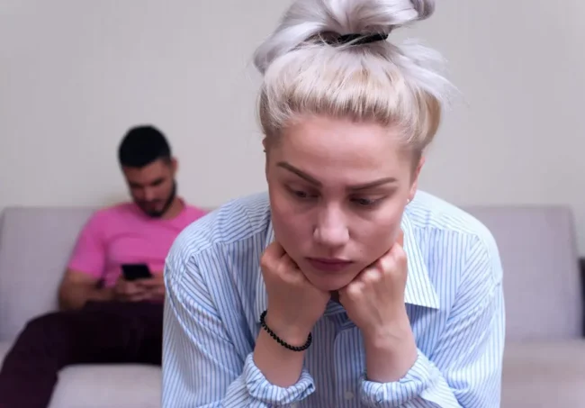 ROCD-woman Woman with ROCD or maybe she's in the wrong relationship