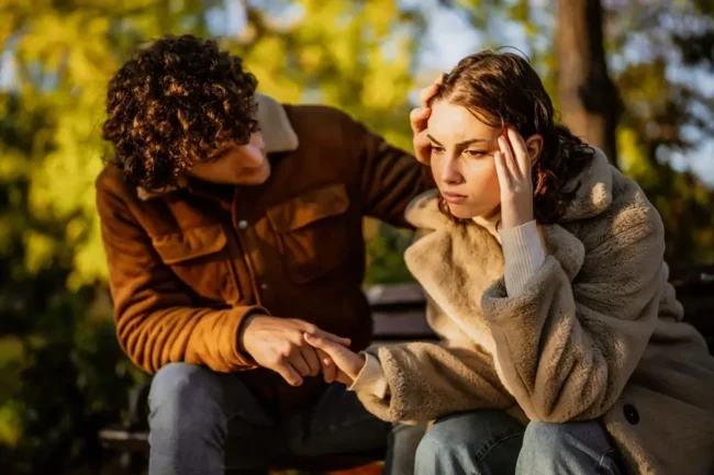 woman who needs constant reassurance